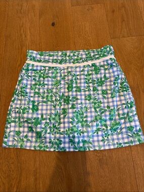 Pro Tour Cool Play Gingham & Floral Skort - XS